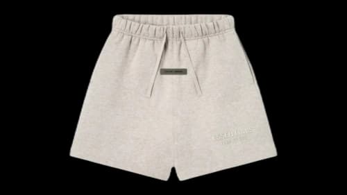 Fear of God Essentials Kids Classic Fleece Sweatshort Heather Stone