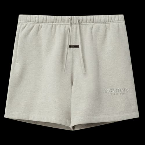 Fear of God Essentials Kids Classic Fleece Sweatshort Concrete Heather