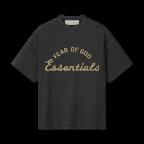 Fear of God Essentials 90s Short Sleeve Tee 'Faded Black'