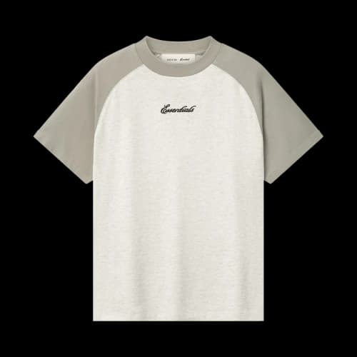 Fear of God Essentials Kids Signature Baseball Tee Oatmeal/Seal