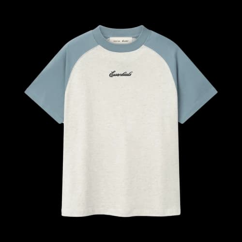 Fear of God Essentials Kids Signature Baseball Tee Oatmeal/Coastal