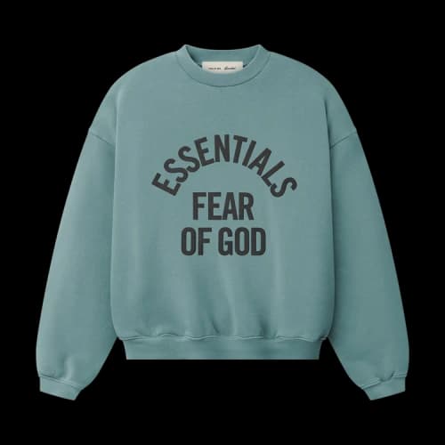 Fear of God Essentials Campus 90s Crewneck Sweatshirt 'Faded Coastal'