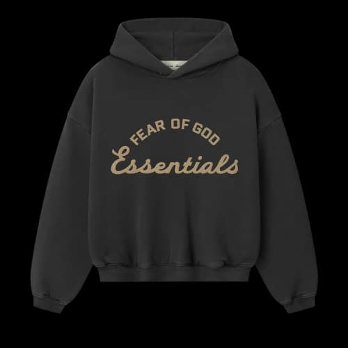 Fear of God Essentials 90s Hoodie 'Faded Black'