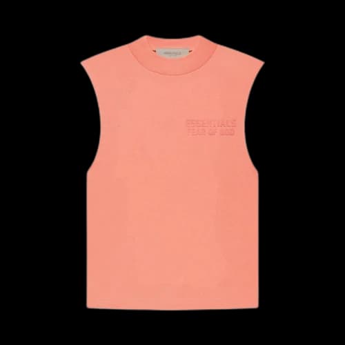 Fear of God Essentials Muscle Tee 'Coral'