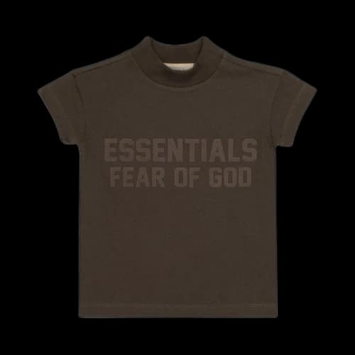 Fear of God Essentials Kids Short-Sleeve Tee 'Off Black'