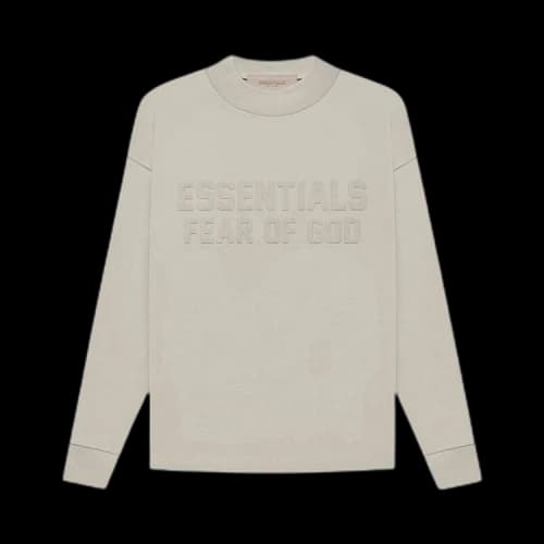 Fear of God Essentials Kids Long-Sleeve Tee 'Smoke'