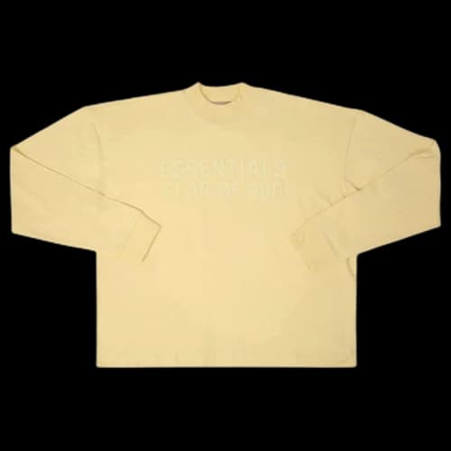 Fear of God Essentials Kids Long-Sleeve Tee 'Canary'