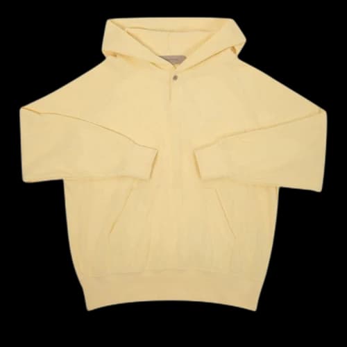 Fear of God Essentials Kids Henley Hoodie 'Canary'