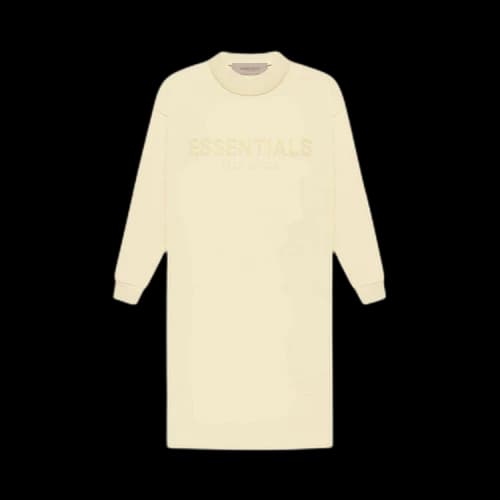 Fear of God Essentials Kids Long-Sleeve Tee Dress 'Canary'