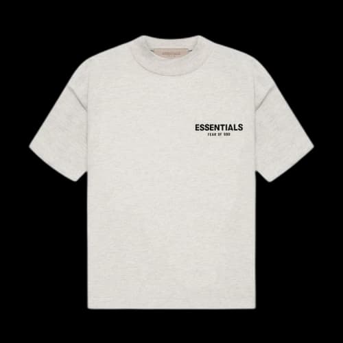 Fear of God Essentials Kids Tee 'Light Oatmeal'