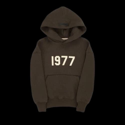 Fear of God Essentials Kids Hoodie 'Off Black'