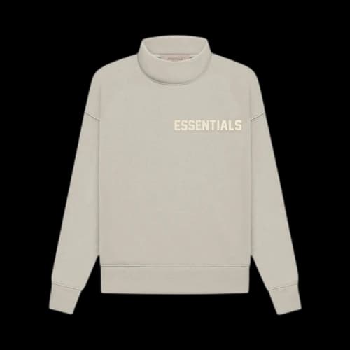 Fear of God Essentials Long-Sleeve Mockneck 'Smoke'