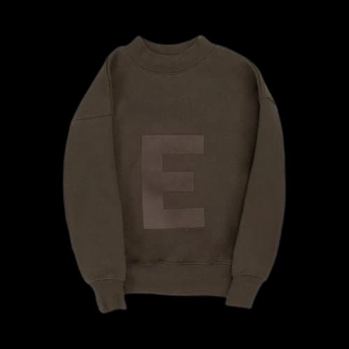 Fear of God Essentials Kids Crewneck 'Off Black'