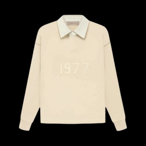 Fear of God Essentials Kids Henley Rugby 'Egg Shell'