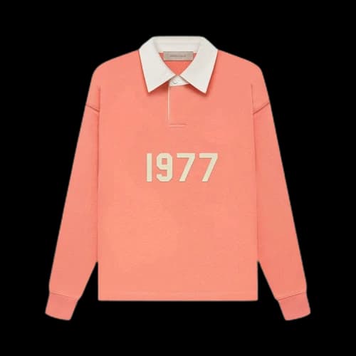 Fear of God Essentials Henley Rugby 'Coral'