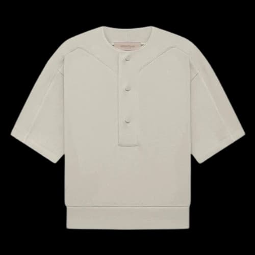 Fear of God Essentials Baseball Henley 'Smoke'