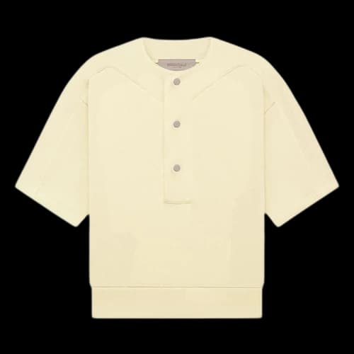 Fear of God Essentials Kids Baseball Henley 'Canary'