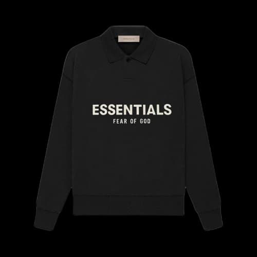 Fear of God Essentials Kids Long-Sleeve Polo 'Stretch Limo'