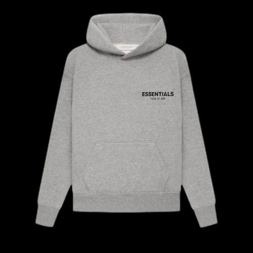 Fear of God Essentials Kids Hoodie 'Dark Oatmeal'