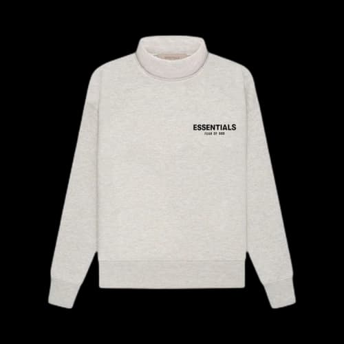 Fear of God Essentials Kids Mockneck 'Light Oatmeal'