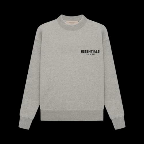 Fear of God Essentials Kids Crewneck 'Dark Oatmeal'