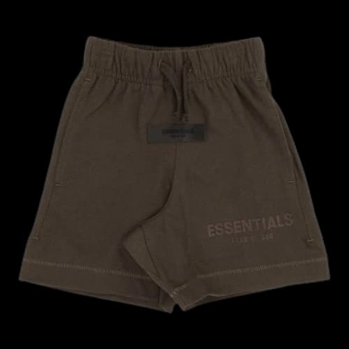 Fear of God Essentials Kids Jersey Shorts 'Off Black'
