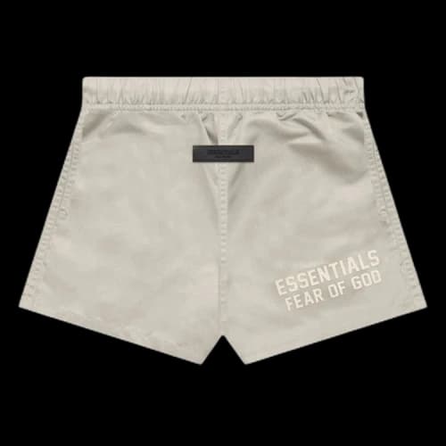 Fear of God Essentials Kids Nylon Running Shorts 'Smoke'