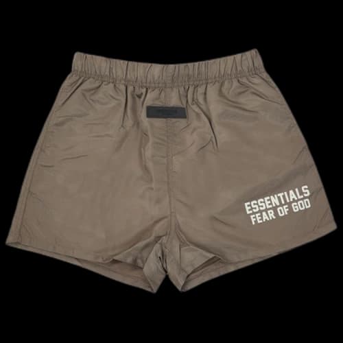 Fear of God Essentials Kids Running Shorts 'Wood'