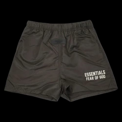 Fear of God Essentials Kids Running Shorts 'Off Black'