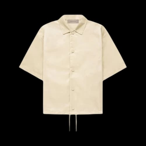 Fear of God Essentials Kids Short-Sleeve Nylon Shirt 'Egg Shell'