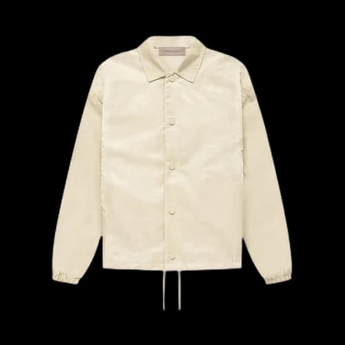 Fear of God Essentials Kids Nylon Coaches Jacket 'Egg Shell'