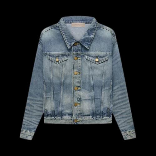 Fear of God Essentials Trucker Jacket 'Indigo'