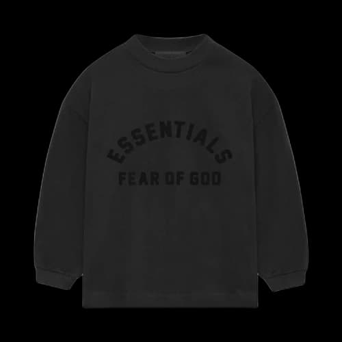 Fear of God Essentials Core Collection Kids Essentials Core Collection L/S Tee Black