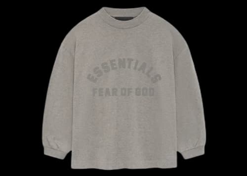 Fear of God Essentials Core Collection Kids Essentials Core Collection L/S Tee Heather Grey