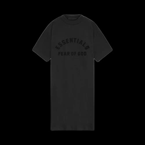 Fear of God Essentials Core Collection Kids 3/4 Sleeve Dress Black