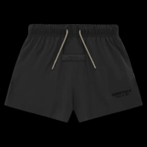 Fear of God Essentials Core Collection Kids Nylon Running Short Black
