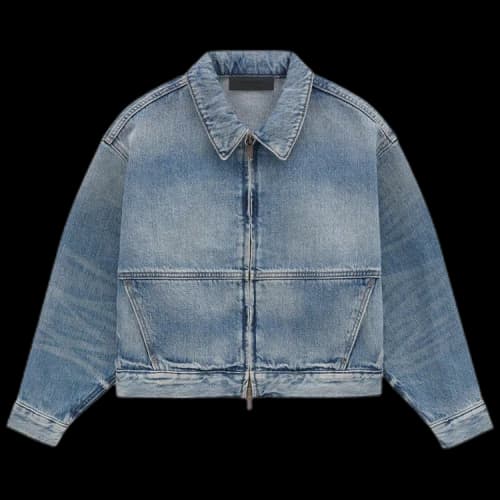 Fear of God Essentials Core Collection Kids Denim Jacket Medium Wash