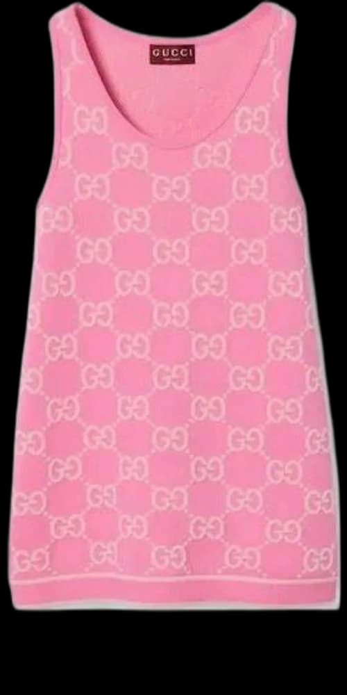 Gucci GG Cotton Jacquard Dress 'Pink Light Pink' (Women's)