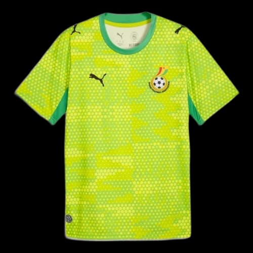 PUMA x GHANA x SALEHE BEMBURY Goalkeeper Jersey 'Lime Smash Green Fruit'