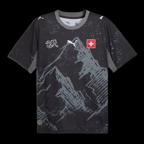 PUMA x SWITZERLAND x SALEHE BEMBURY Goalkeeper Jersey 'PUMA Black Cool Dark Gray'