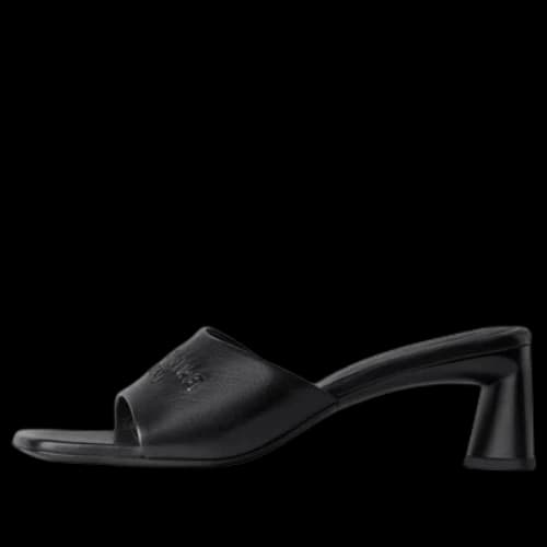 Balenciaga Duty Free 60mm Sandals 'Black Shiny Soft Sheepskin' (Women's)