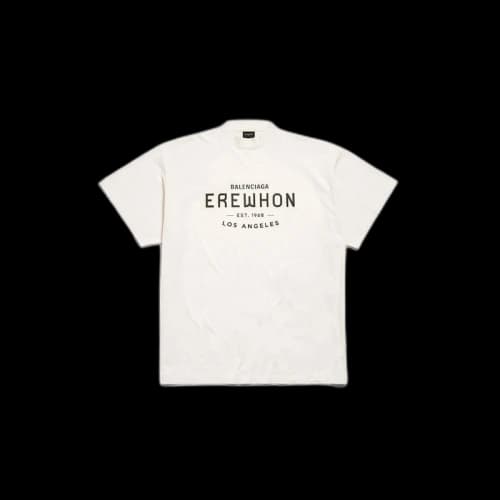 Balenciaga x Erewhon Los Angeles T-Shirt Oversized Beige/Black