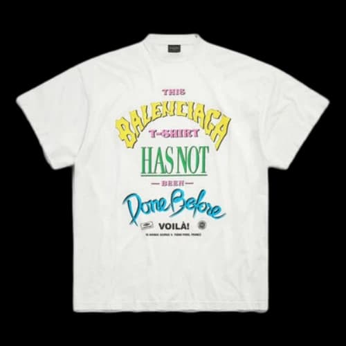 Balenciaga Not Been Done Oversized T-shirt 'Off White'