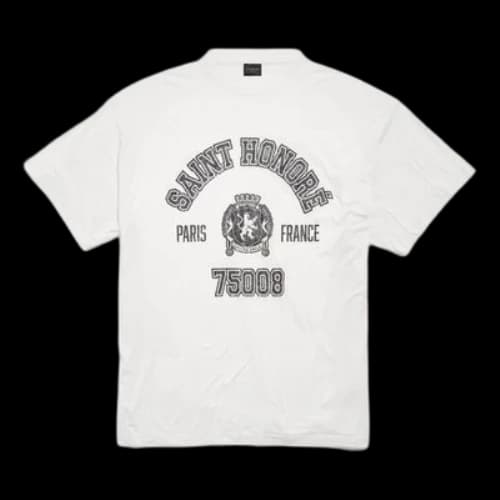 Balenciaga Saint-honore T-shirt Oversized 'White' (Women's)