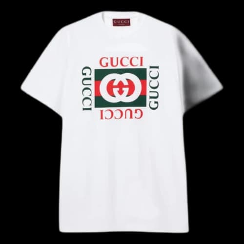 Gucci Print Cotton Jersey T-Shirt 'White' (Women's)