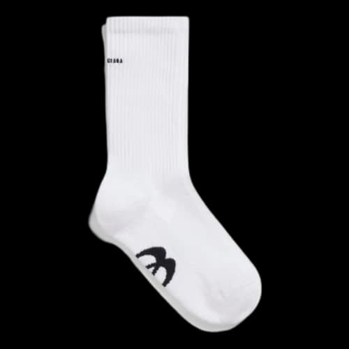 Balenciaga Unity Sports Icon Socks 'White Black'