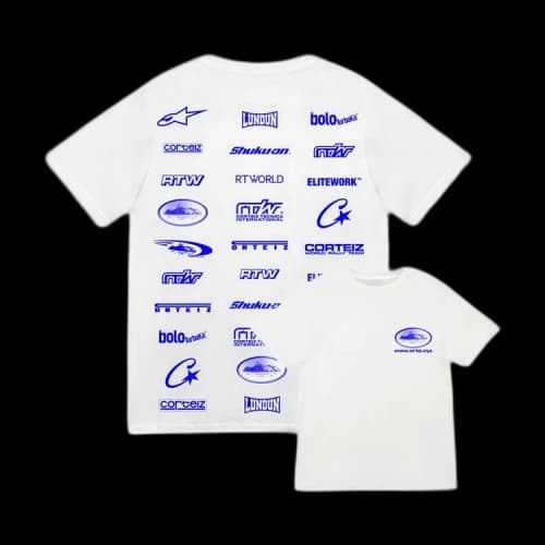 Corteiz Rally Vinylz Tee 'White'