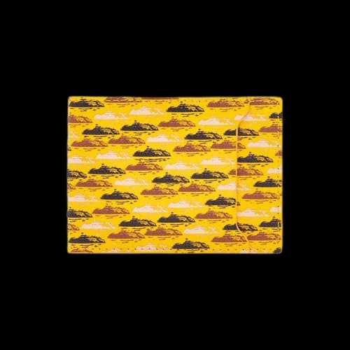 Corteiz Leather Card Holda 'Yellow'