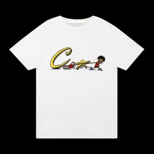 Corteiz Chainsaw Tee 'White'