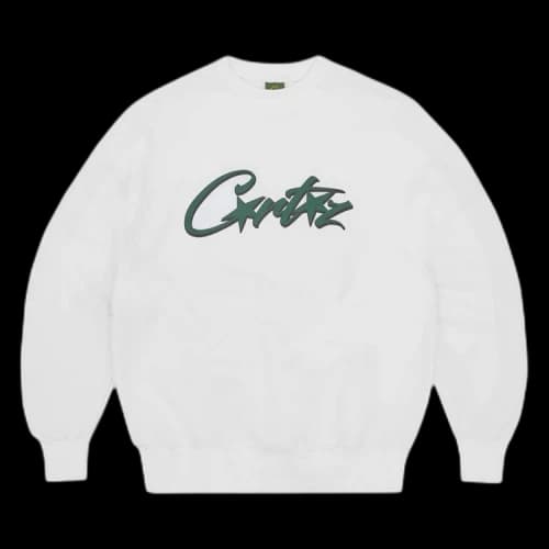 Corteiz Allstarz Sweatshirt 'White/Green'